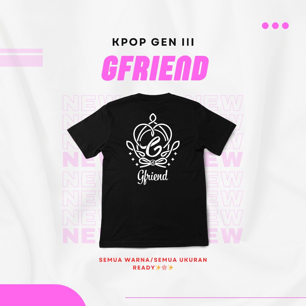 Kaos Tshirt Baju Kpop GFRIEND LOGO