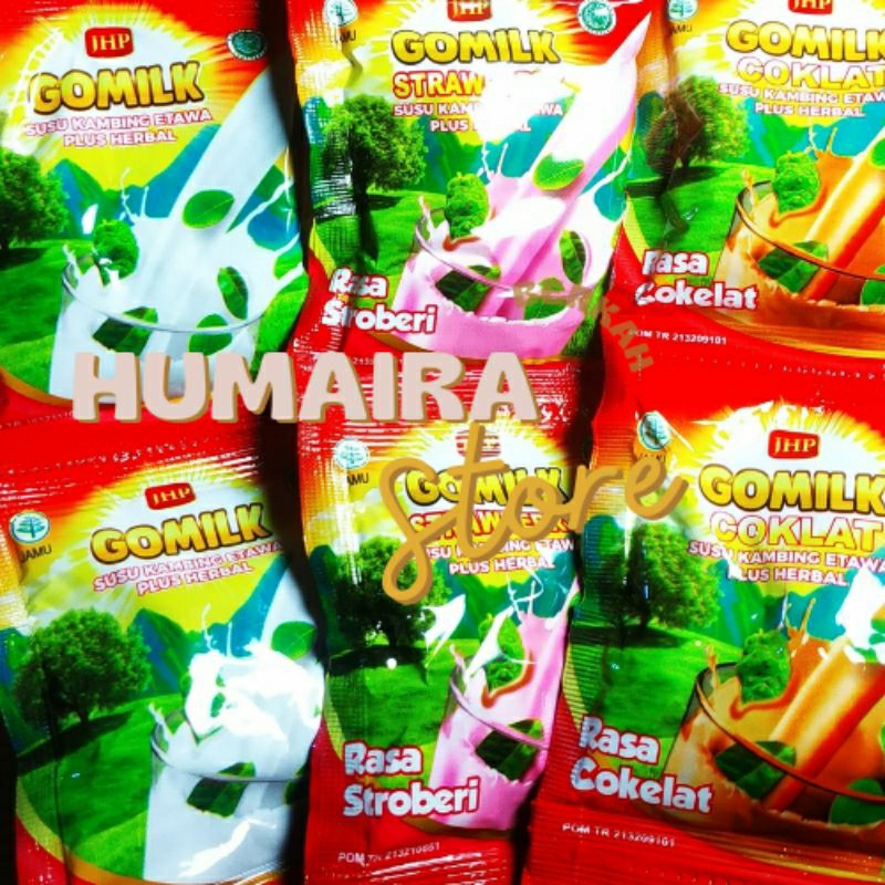 

Gomilk 1 sachet isi 25gr Original dari Bariklana Insan Herba susu kambing etawa terbaik.