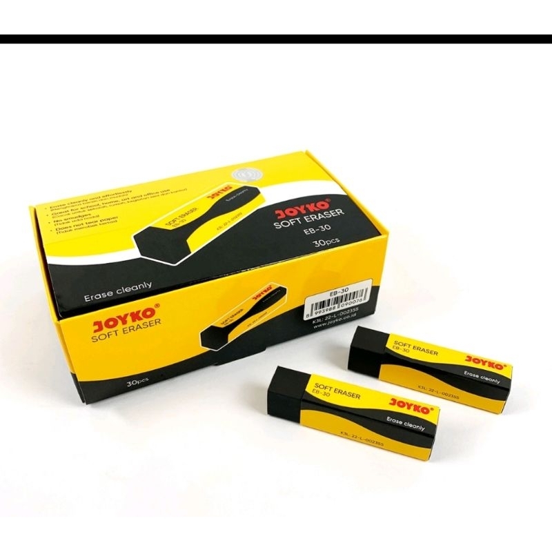 

Stip Joyko / Penghapus Joyko B40, ER-30W, B20 hitam dan putih