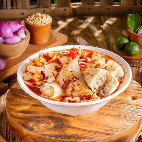 

Pangsit Kuah Ayam Spicy Gurih Pangsit Kuah Enak Gurih Mama Fuji Pangsit Ayam Enak
