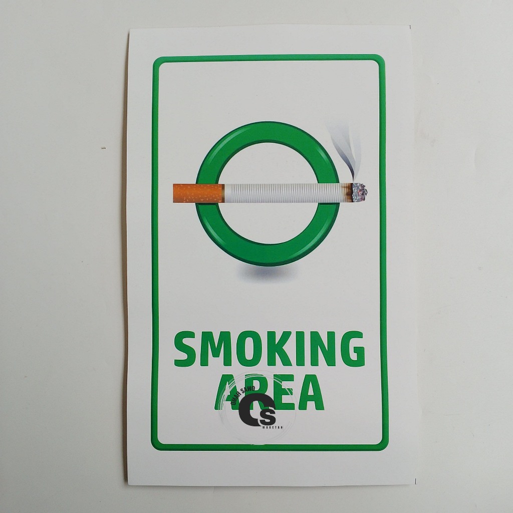 

Stiker Smoking Area - Stiker Area Untuk Merokok