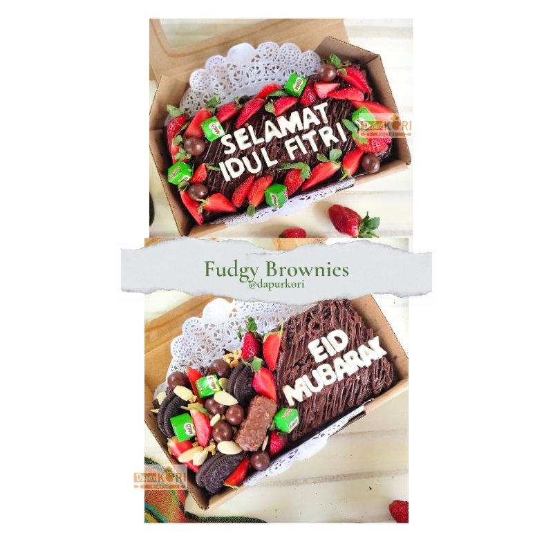 

Custom Topping Fudgy Brownies