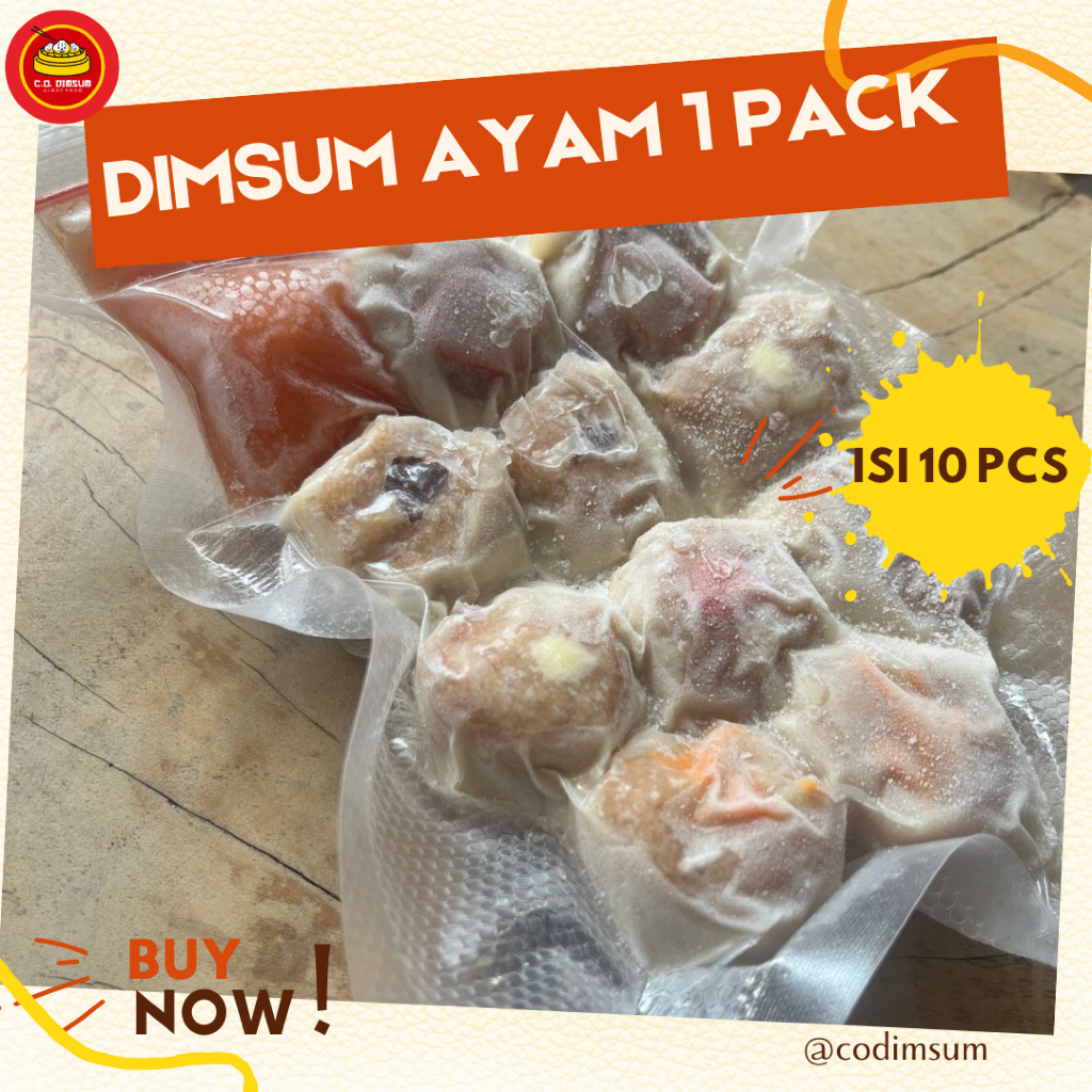 

DIMSUM AYAM 1 PACK VAKUM | DIMSUM FROZEN | KEMASAN VAKUM | DIMSUM MURAH HALAL HOMEMADE RESELLER