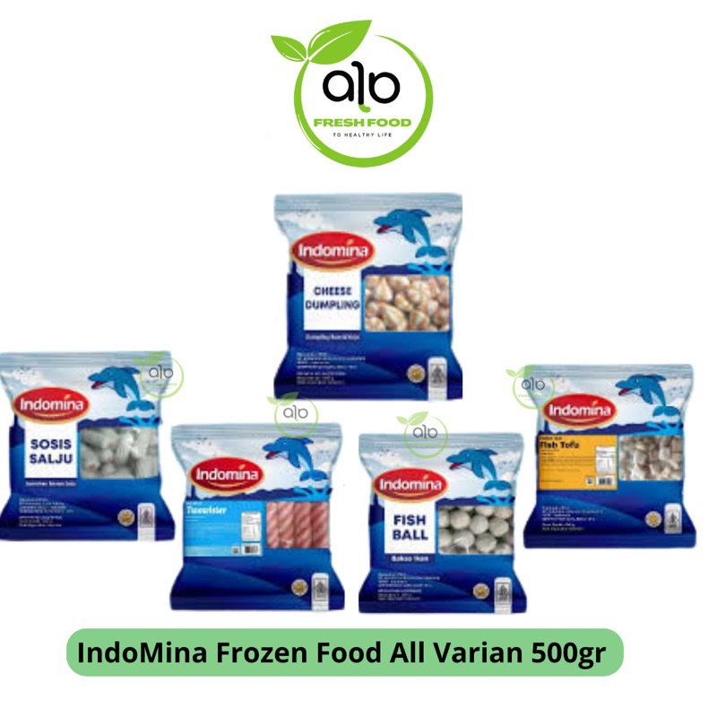 

Indomina Otak-otak Ikan / Singapore / Sosis Salju / Cheese Dumpling / Chicken / Sosis Bambu 500 Gram - ALO Fresh Food