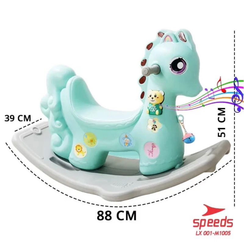 Mainan kuda-kudaan | Rocking phoniex horse~ mainan kuda ayun | HMI M1005