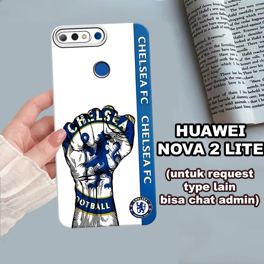 CC28/ Softcase karet lentur untuk huawei nova 2 lite/Motif bola/case huawei nova 2 lite/kesing huawe