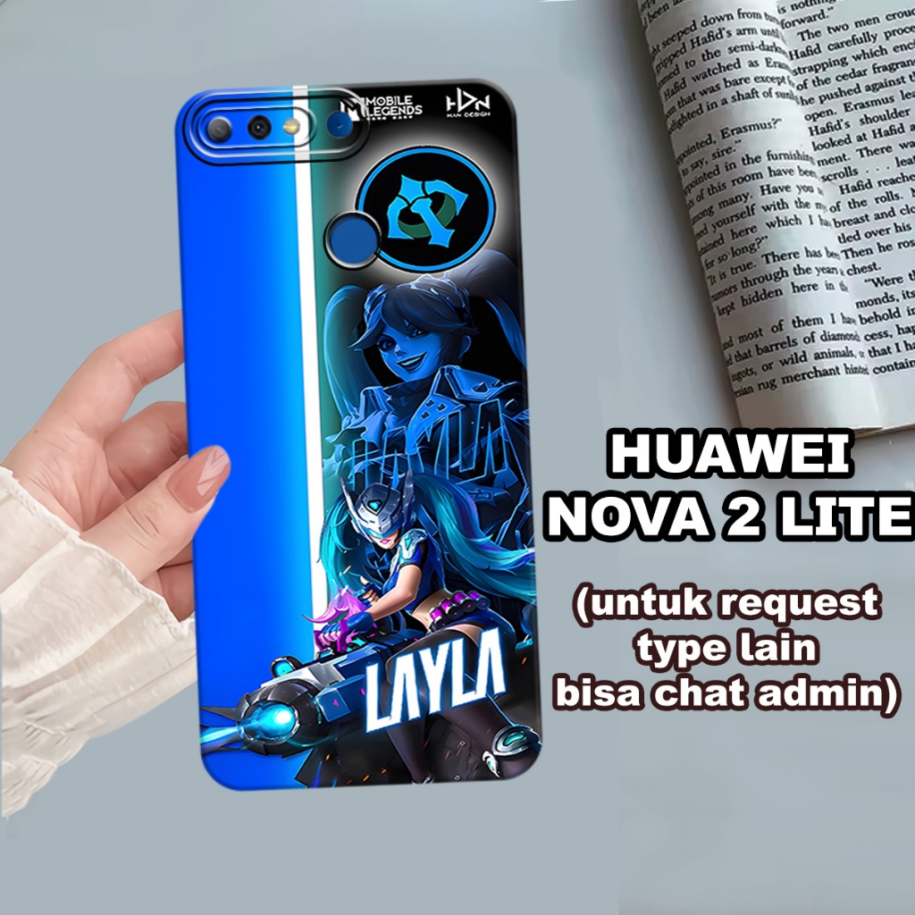 CC31/ Softcase karet lentur untuk huawei nova 2 lite/Motif karakter mobile legend/case huawei nova 2