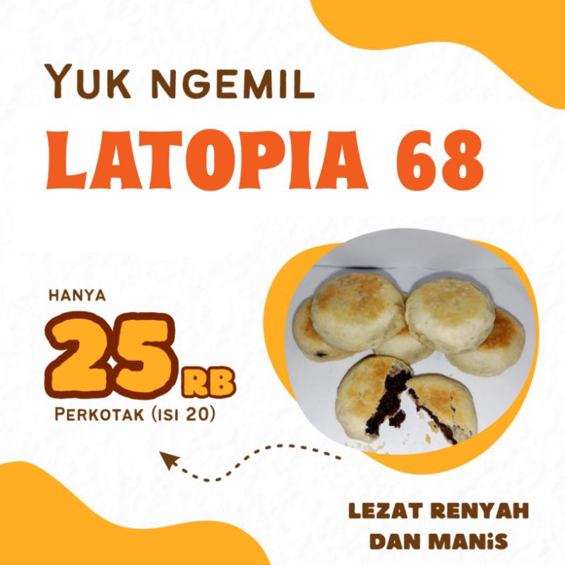 

Kue Bakpia Kering Latopia Makanan Cemilan Oleh oleh Khas