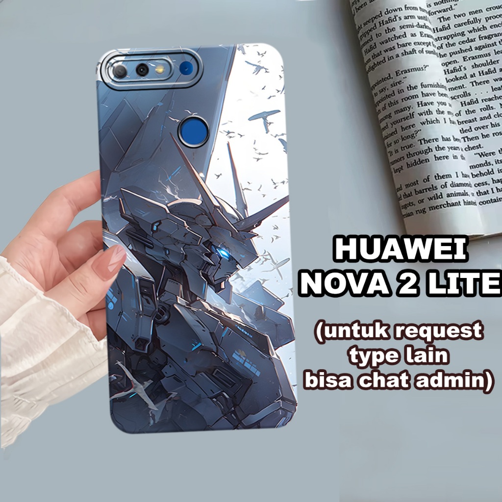 CC36/ Softcase karet lentur untuk huawei nova 2 lite/Motif gundam/case huawei nova 2 lite/kesing hua