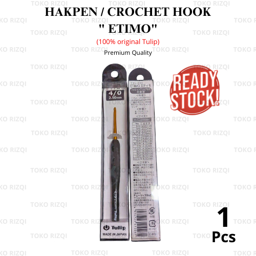 "TULIP ETIMO"  Hakpen/Alat Rajut/Jarum Rajut/Crochet Hooks