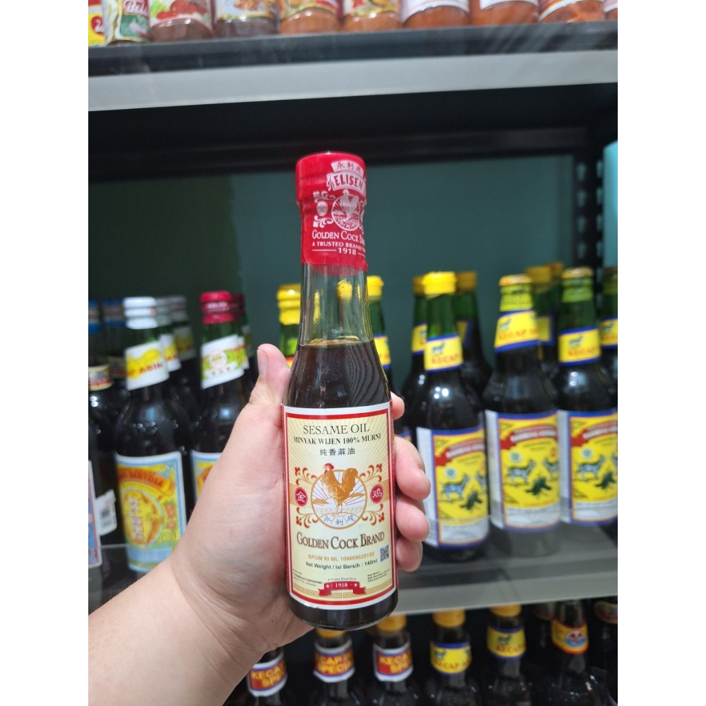 

Minyak Wijen Golden Cock 140ml Original Sesame Oil