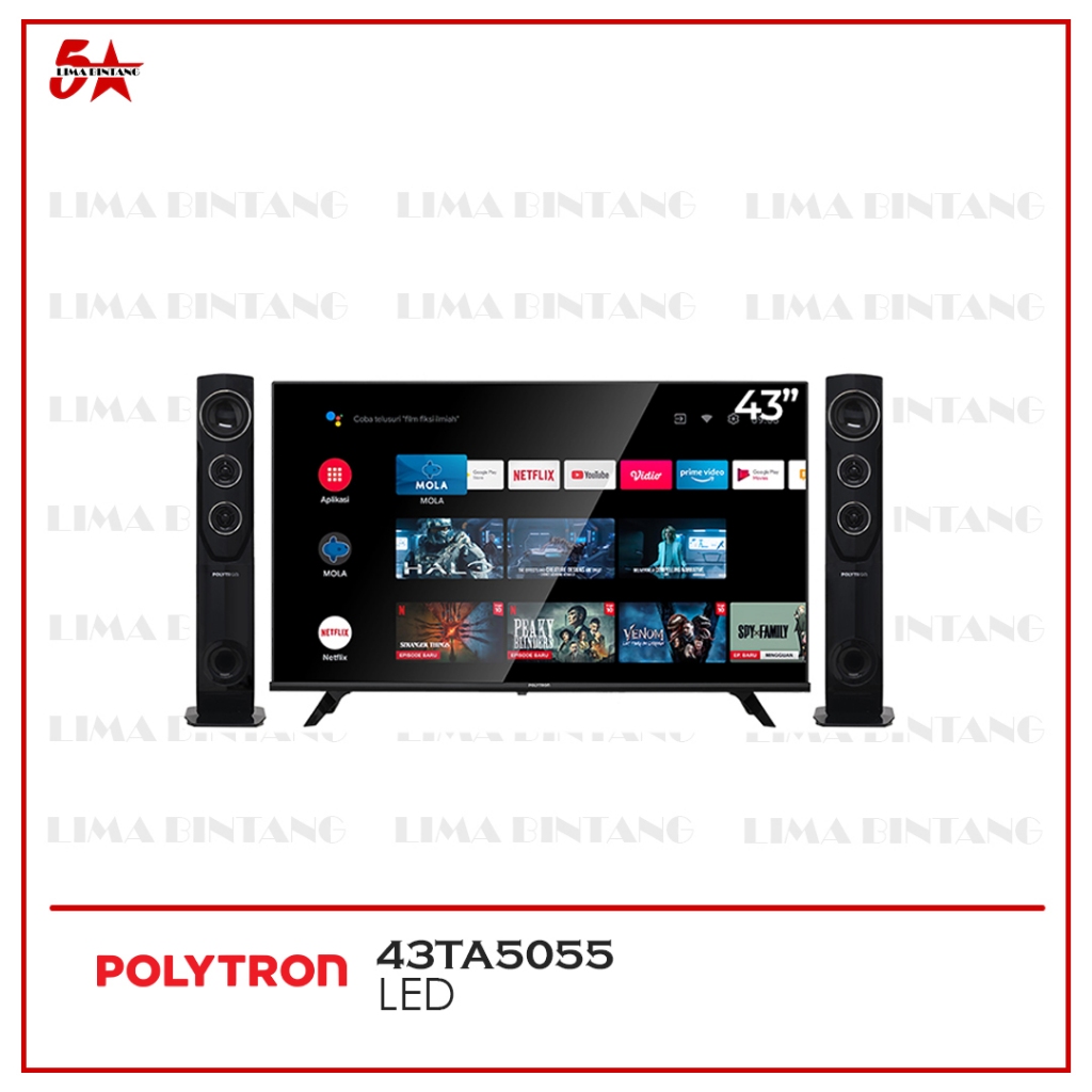 POLYTRON LED 43 INCH SMART TV PLD-43TA5055