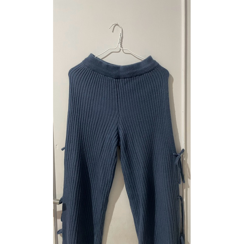 ribbon knit pants vintage house (preloved)