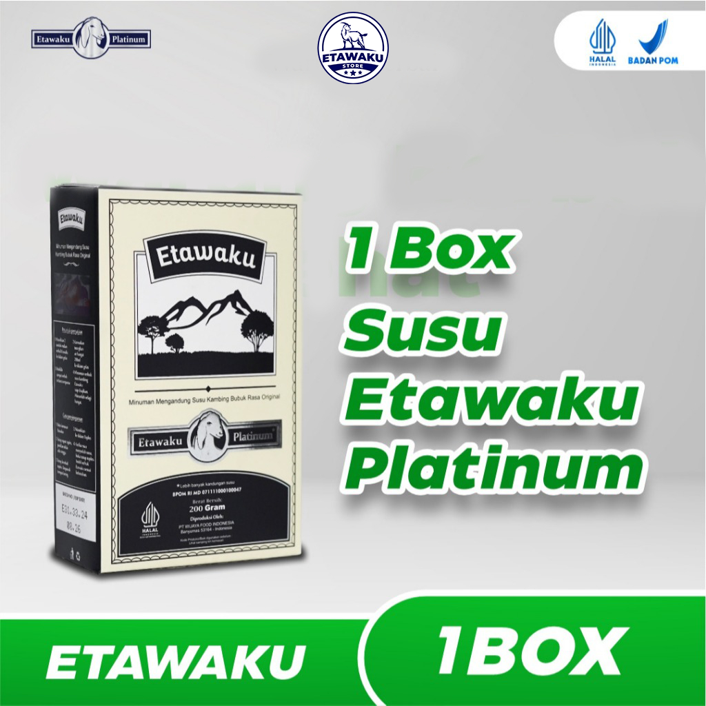 

Susu Etawaku Platinum : Susu Kambing Etawa Solusi Alami untuk Kesehatan Pernapasan Isi 200 Gram Etawaku Store Surabaya