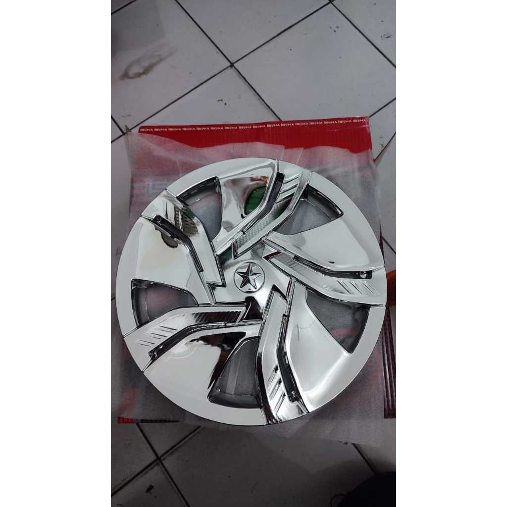 Cover Dop Velg R13//R14 chrome mobil universal