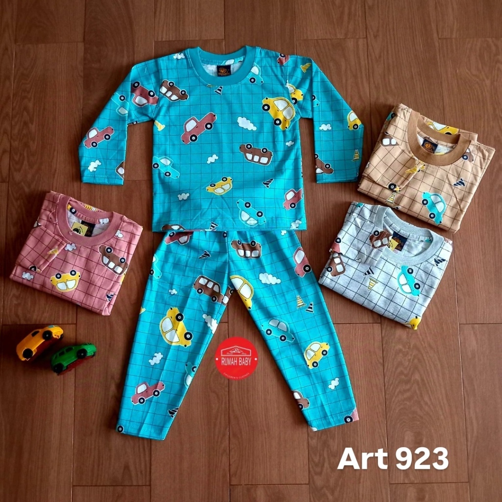 Setelan Hayami anak laki-laki baju tidur celana panjang(cp) dan tangan panjang(pp) Usia 2-10 tahun