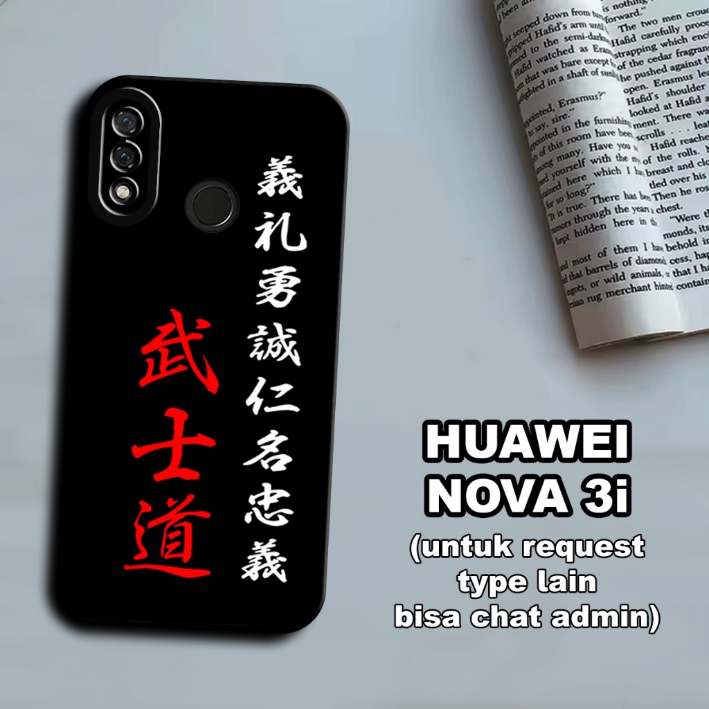 CC21/ Softcase karet lentur untuk huawei nova 3i/Motif kaligrafi/case huawei nova 3i/kesing huawei n