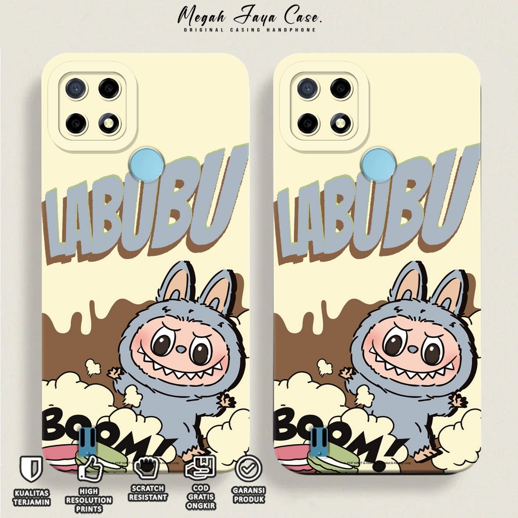 Softcase REALME C21 - Case Hp REALME C21 Motif labubu - Silikon Hp REALME C21 - Kondom Hp REALME C21