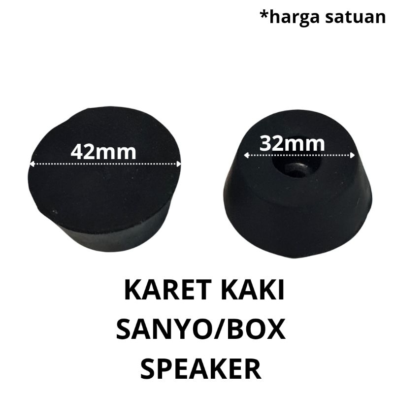 karet kaki sanyo/karet kaki box speaker