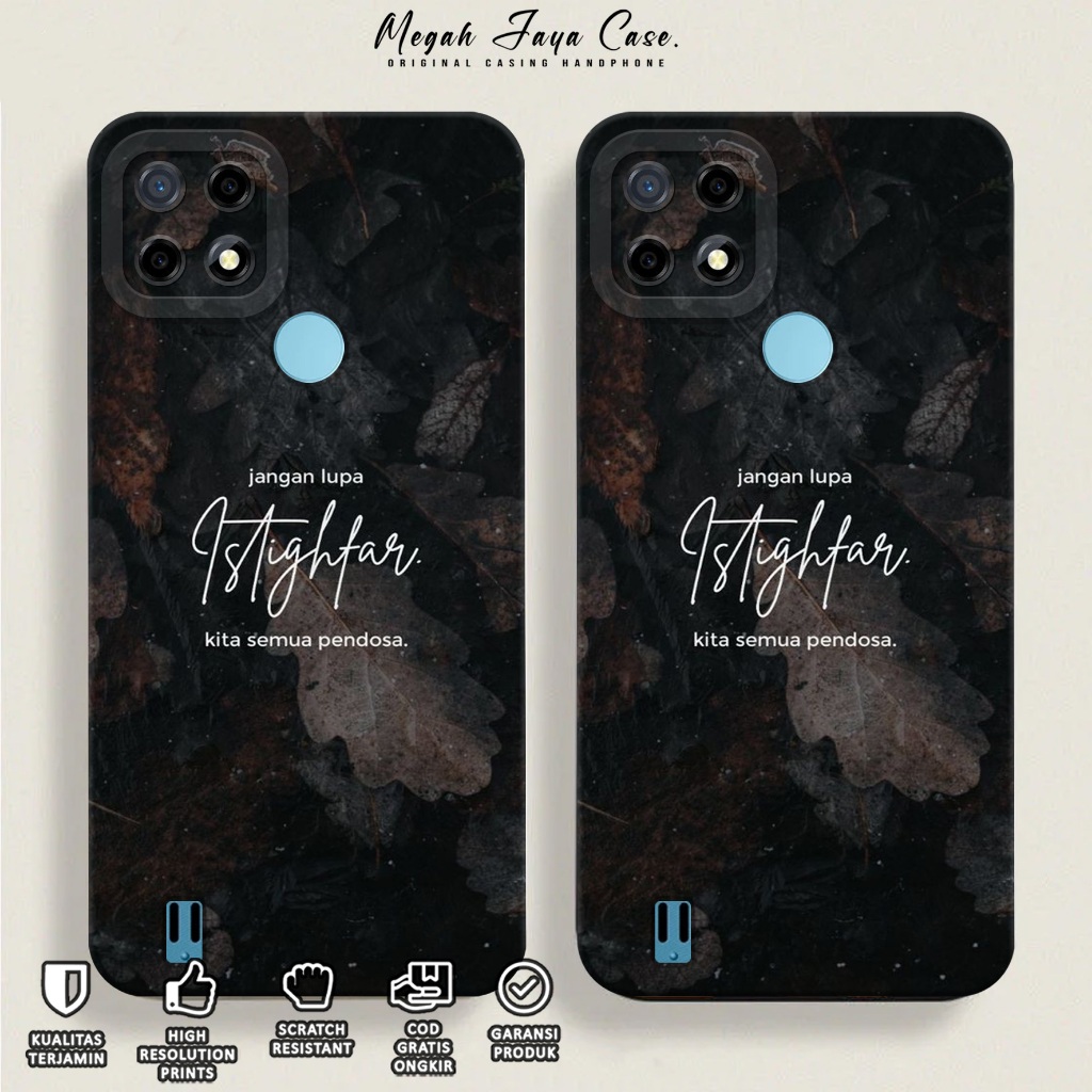 Softcase REALME C21 - Case Hp REALME C21 Motif QUOTES - Silikon Hp REALME C21 - Kondom Hp REALME C21