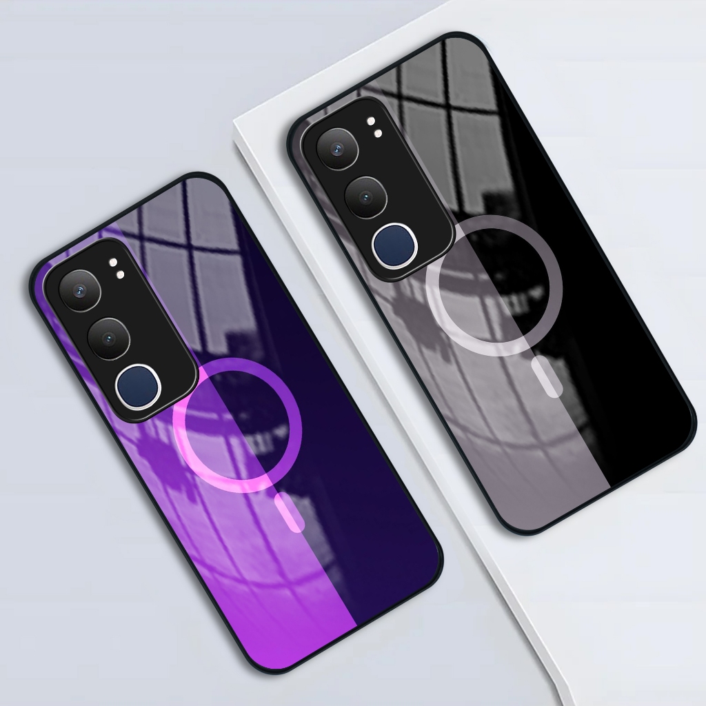 Softcase Glass [12] Casing Vivo Y19s - Case Kaca Vivo Y19s - Casing Anti Pecah Vivo Y19s