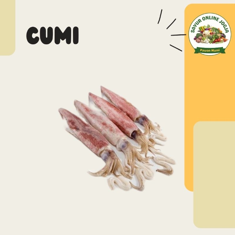 

Cumi 250gr - PAWON MAMI SAYUR ONLINE JOGJA
