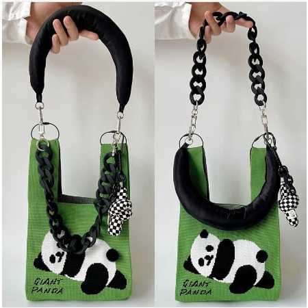 Ben_shop Chain Oval Strap Women Bag Gantungan Tas Rantai Tali Tas Wanita Tali Panjang Pendek Wanita