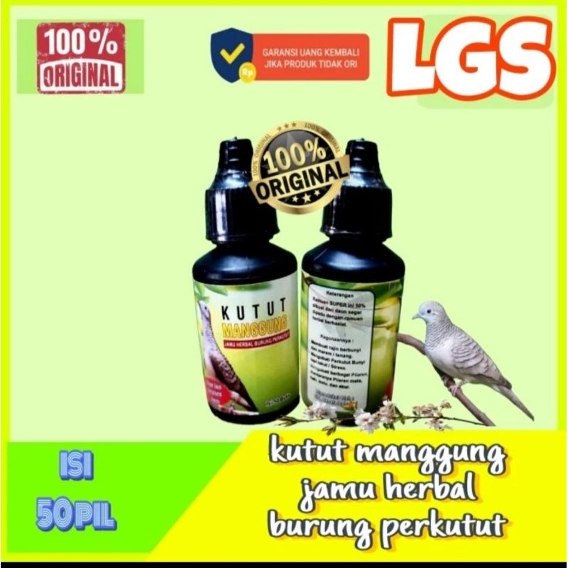 kutut manggung 50 pil jamu burung perkutut suara koong