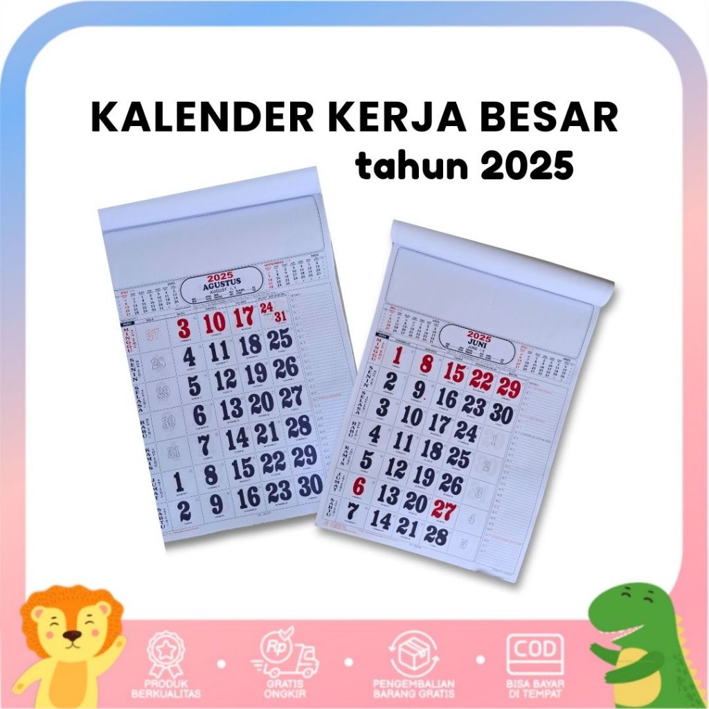

Kalender Kerja Besar Tahun 2025
