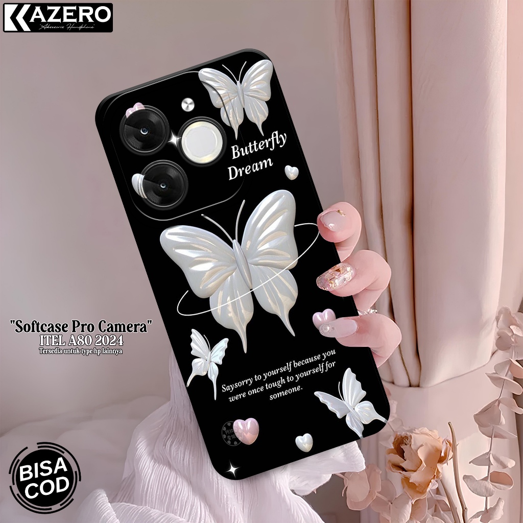 Silikon HP ITEL A80  - Fashion Case Aesthetic - Softcase ITEL A80 - Case ITEL A80 - Kesing ITEL A80 