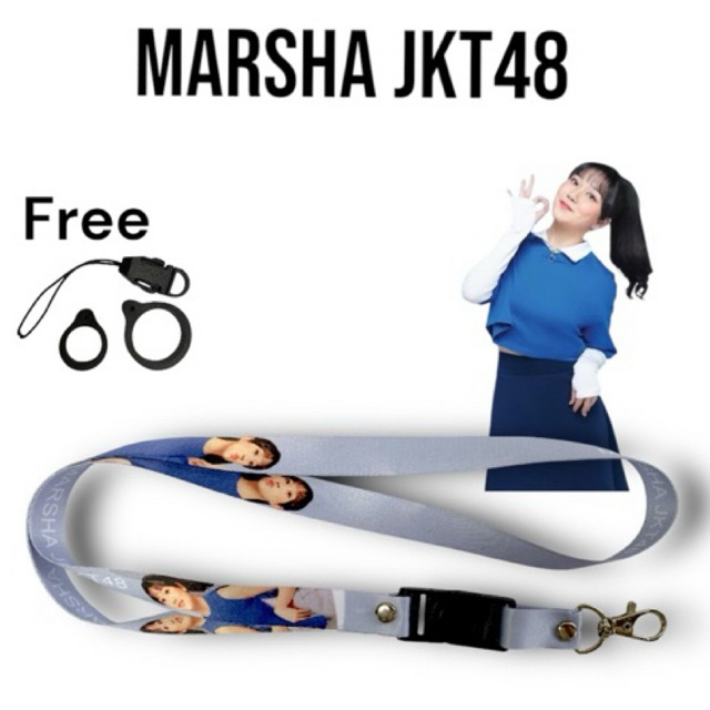 JKT48 LANYARD GANTUNGAN HP ID CARD MARSHA
