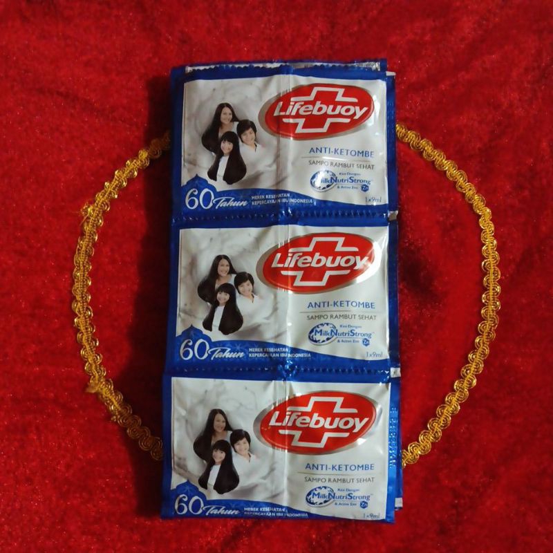 Shampoo Sachet Lifebuoy (Rambut Rontok) Merah 10 Ml