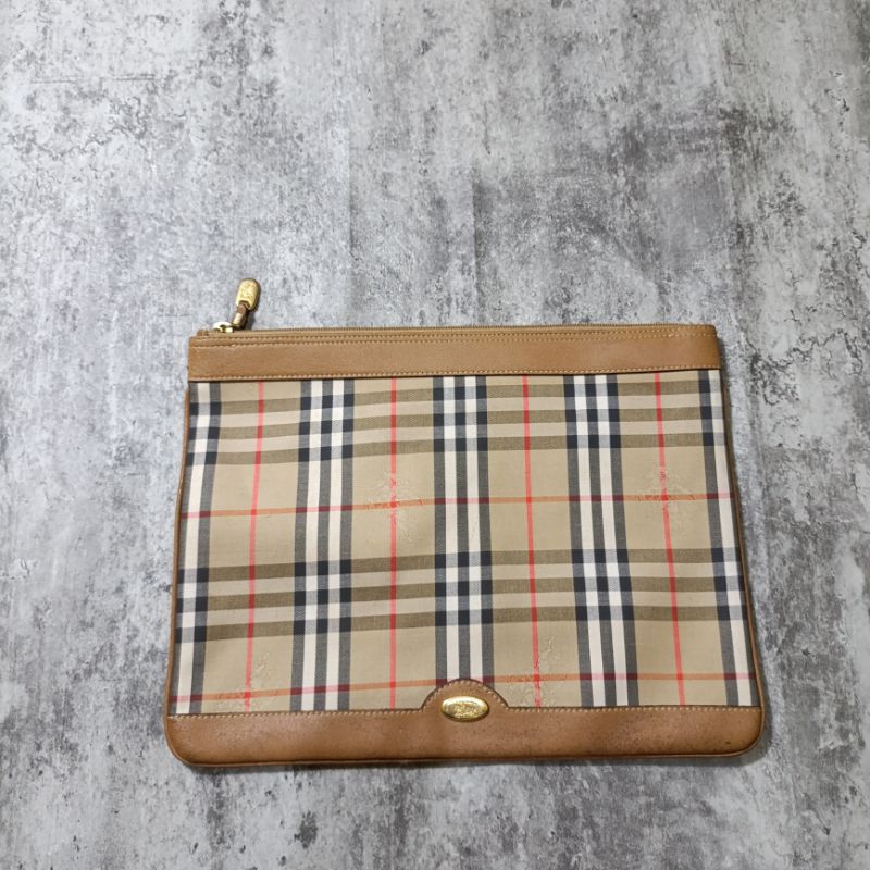 Vintage Burberry Clutch Bag