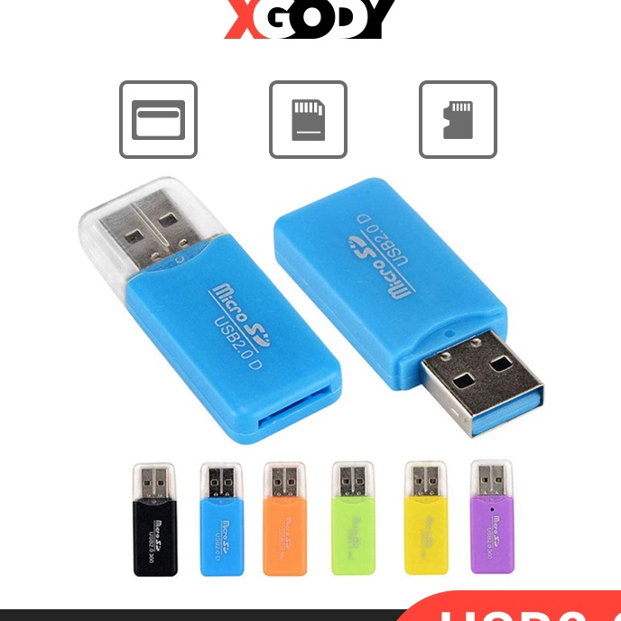 HJ6 XGODY CARD READER SINGLE PORT USB HUBS