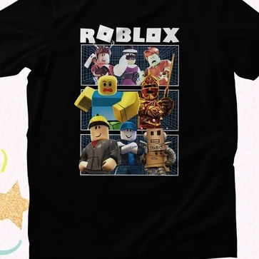 T-shirt Baju Kaos Distro Oversize GAME ROBLOX |KAOS ATASAN WANITA & PRIA DEWASA PRINT LENGAN PENDEK 