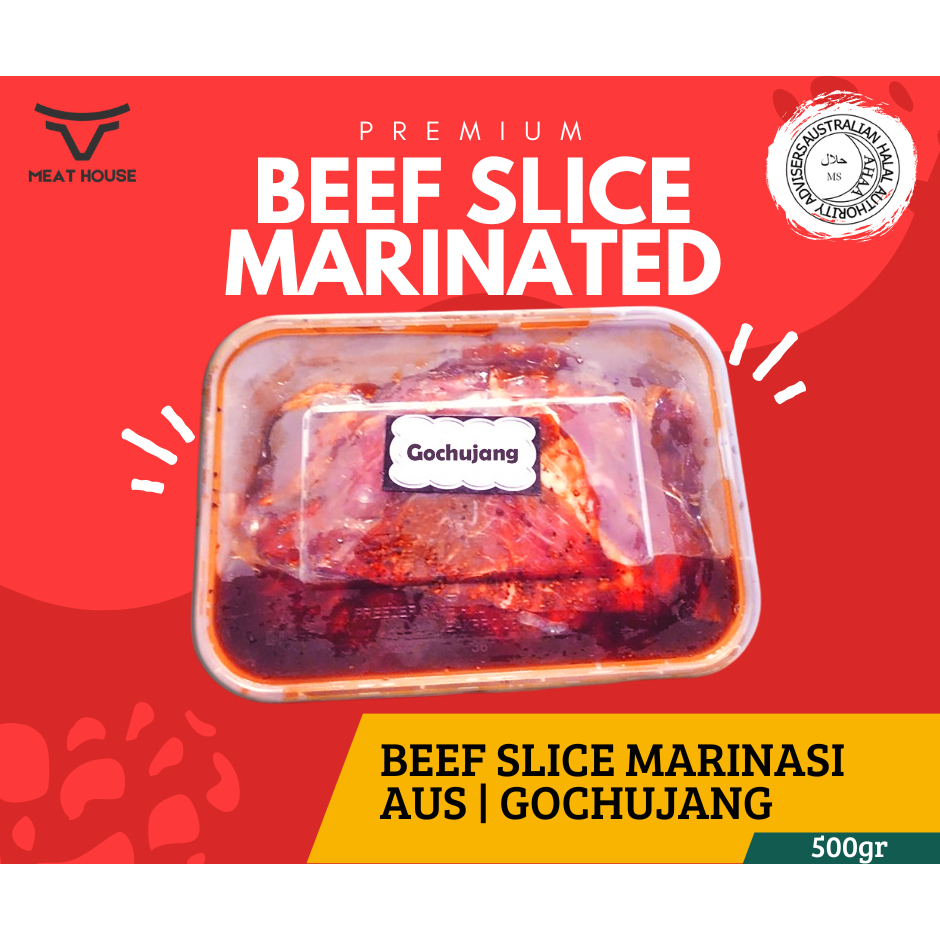 

Beef Slice Marinasi AUS GOCHUJANG | 500gr