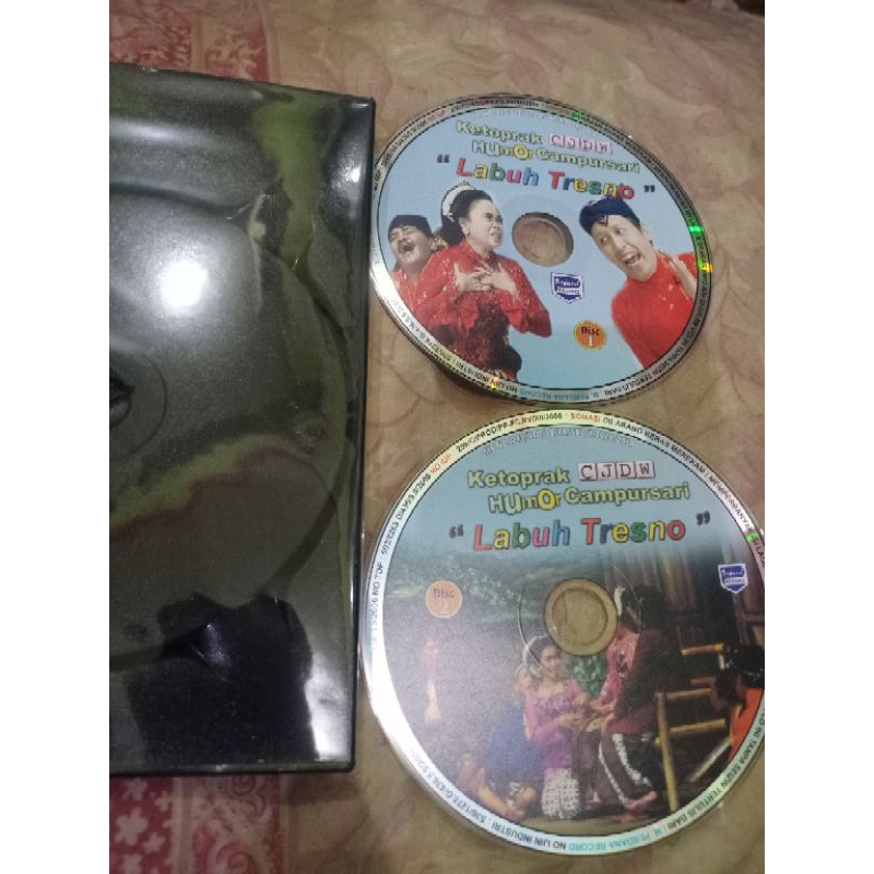 KASET VCD KETOPRAK BAGIO LABU TRESNO 2 DISC TANPA COFER BONUS BOX