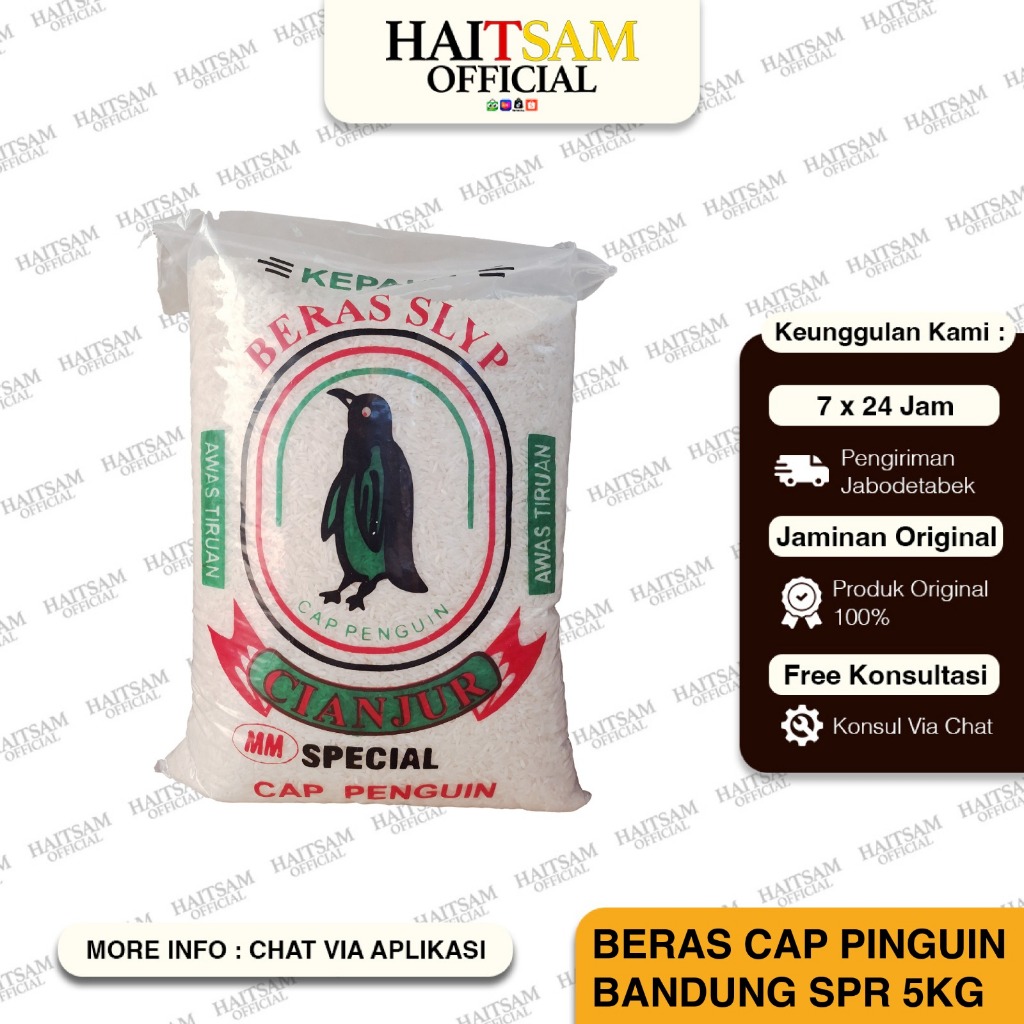 

BERAS CAP PINGUIN BANDUNG 5KG