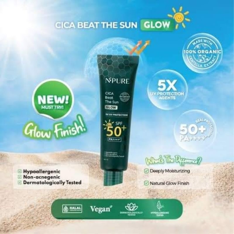 NPURE CICA BEAT THE SUN SUNSCREEN MATTE/NPURE CICA BEAT THE SUN GLOW
