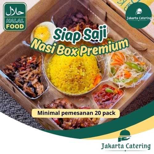 

Paket Nasi Box Premium Isi Komplit Enak/Halal/Higenis/Makanan Siap Saji Termurah Untuk Acara
