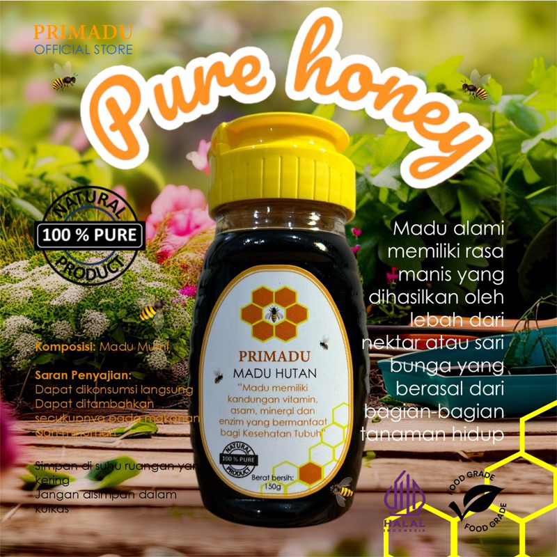 

Madu Asli PRIMADU Madu Hutan 150g