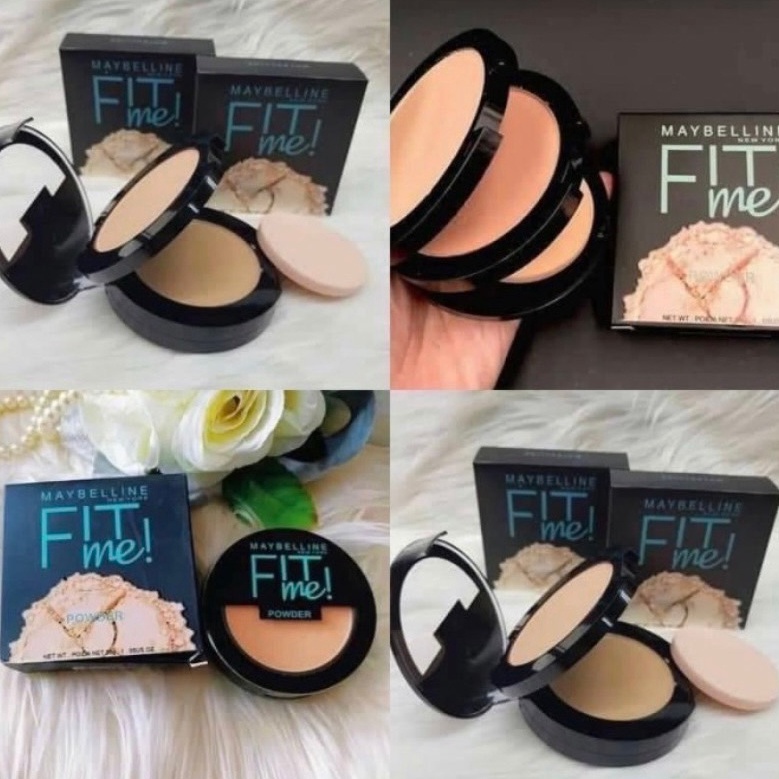 Harga Diskon  Bedak Maybelline Fit Me TWC 2 in 1  Bedak Padat  Bedak Basah