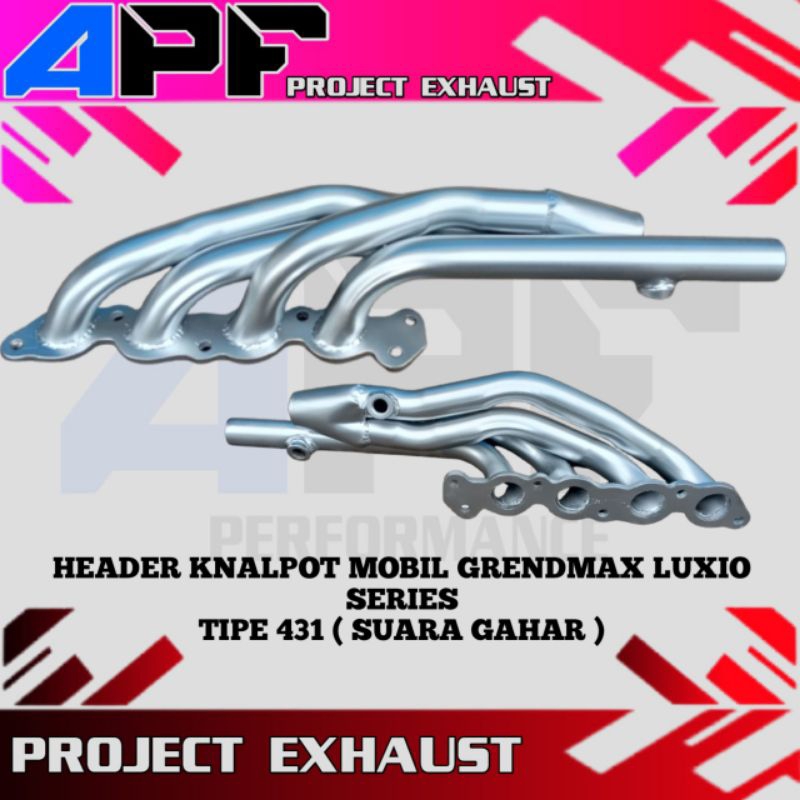 Header knalpot mobil grendmax pickup blinvand station luxio pnp 431 suara bass gahar