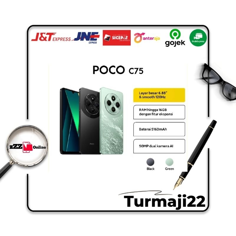 Xiaomi Poco C75 RAM 6/128 Garansi Resmi