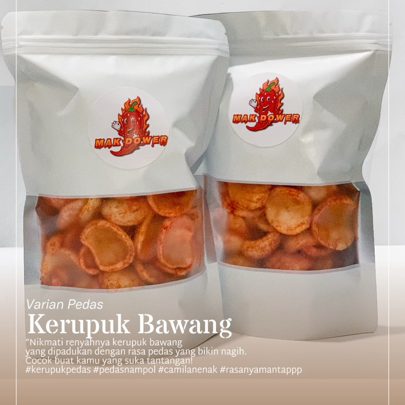 

krupuk bawang pedas mak dower