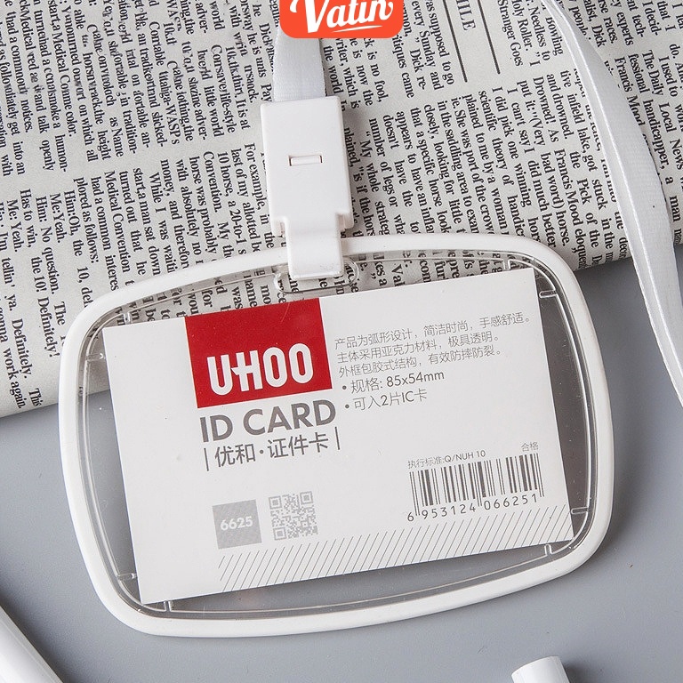 

Kejar Grosir ID Card HolderCard holder Acrylic Name Tag DIYTempat Photocard Kartu Foto Alat Tulis Sekolah 3 inch Cover TransparantVatinShop