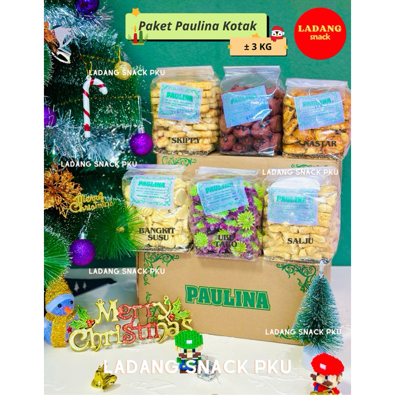 

[XMAS-01] PAKET PAULINA KOTAK // PAKET KUE NATAL DAN TAHUN BARU 2025 // PAKET PAULINA NATAL TAHUN BARU 2025 KUE 3 KILO // HAMPERS 2025 // PAKET JESSICA KUE 2025 // PAULINA ISI 3 KILOGRAM // PAKET PRIMADONA KUE 2025 / PAKET MONICA / PAKET APRILLIO 2025