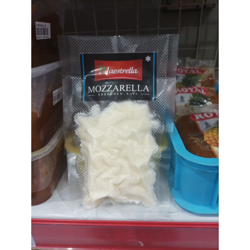 

Maestrella Mozarella Shredded Rape Mozarella Parut Halus 100 Gram