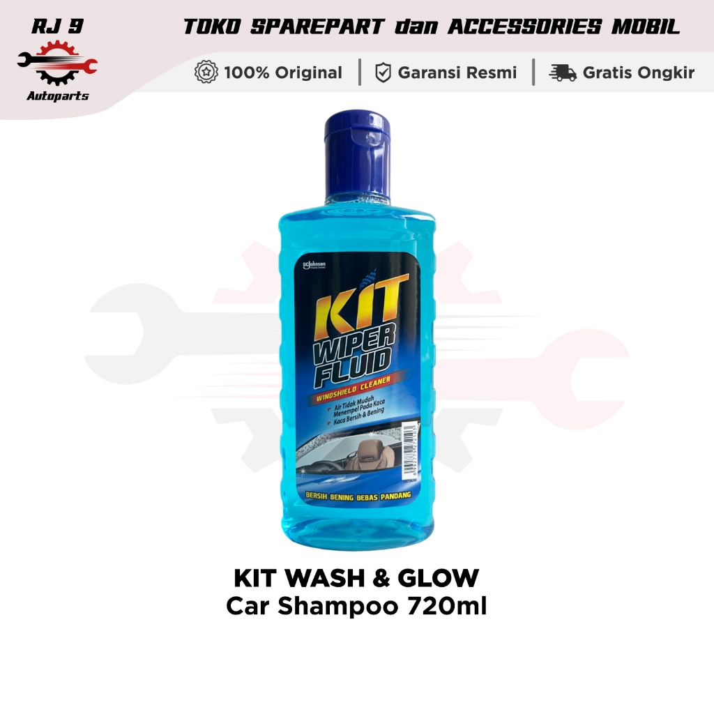Kit Wiper Fluid Kit Windshield Cleaner 300ml Cairan Pembersih Kaca Mobil