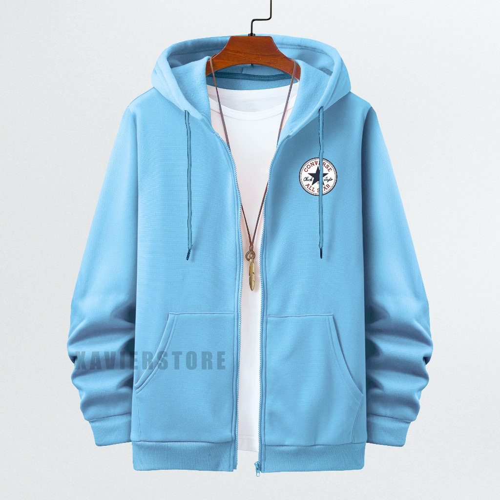 Hoodie Pria Distro Zipper - Jaket Sweater Hoodie Resleting Pria